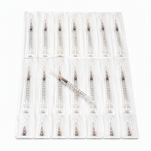 Seringues jetables de 1 ml, aiguille fixe de 0,5 mm, rose, stériles, emballées individuellement, boîte de 100 pièces, couleur personnalisée OEM - Product Image 3