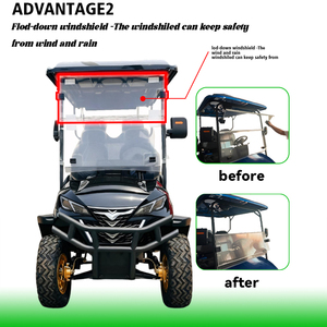 Giá cả cạnh tranh thoải mái 6 người Xe golf điện tiện ích xe GOLF cho sân golf - Product Image 5