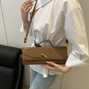 Nuova Borsa a Tracolla Piccola Quadrata da <span class=keywords><strong>Donna</strong></span> 2026, Borsetta con Chiusura a Lucchetto, Casual, Monospalla per Autunno e Inverno - Product Image 6