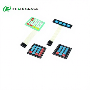Factory Panel Mounting DIY Application Membrane Switch Rubber Keypad 4x4/1x4/3x4/4x5 Layout Electronic <b>Keyboard</b> Custom Keypad - Product Image 1