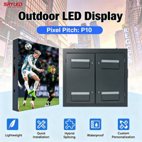 Letrero Publicitario LED Personalizado para Exteriores P8 Impermeable IP65 con Mantenimiento Frontal Fijo, Cartel de Negocios, Pantalla LED