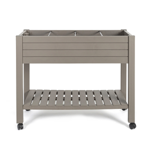 Bac à <span class=keywords><strong>vers</strong></span> extérieur de 12,5 l/3,3 gal, composter lit de jardin surélevé avec pieds - Product Image 1