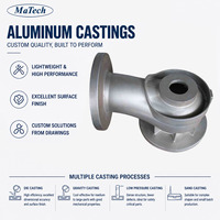 Boîtier de volute de pompe centrifuge en alliage d'aluminium moulé sous faible pression pour pièces de machines industrielles et minières