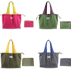 Sac de courses pliable et réutilisable écologique, durable, lavable, en polyester, avec logo personnalisé, idéal pour un usage quotidien, supermarché et voyage - Product Image 1