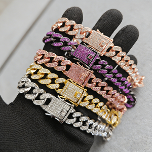 <span class=keywords><strong>Collar</strong></span> y Correa para Perro de Acero Inoxidable 316L Chapado en Oro, Diseño Grueso Cubano, Estilo Clásico Occidental - Product Image 1