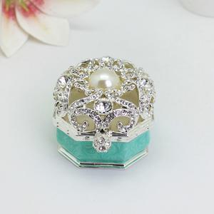 Cadeaux promotionnels, boîte à bijoux <span class=keywords><strong>en</strong></span> métal émaillé avec un nouveau design créatif, luxe léger, sertissage de diamants, pour la décoration de la maison - Product Image 4