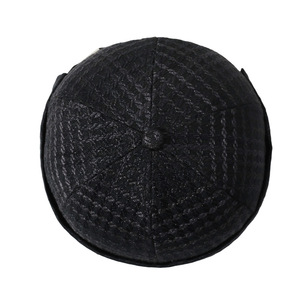 Casquette unisexe respirante style Tang, motif à grands carreaux, ajourée, 6 panneaux, réglable, hip-hop, décontractée, tendance, nouvelle collection, très mode - Product Image 2