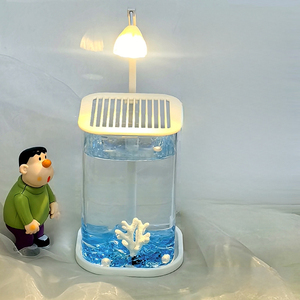 Pecera Súper Transparente Específica para Guppys - Popular Pecera Pequeña para Guppys - Pecera Rectangular Creativa para Plantas Acuáticas para Guppys - Product Image 1