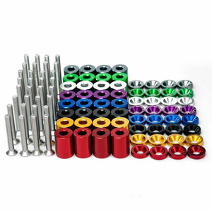 Columnas Elevadoras para Capó de 18.5mm x 25mm, Rojas, de Aluminio, para Modificación y Mejora de Capó de Coche, Ajuste Universal - Product Image 2