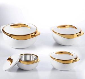 Coffret Cadeau Exquis : Ensemble de Plats Isothermes 1L, 1.5L, 2.5L, 4.5L avec Design Ondulé Doré Créatif - Product Image 2