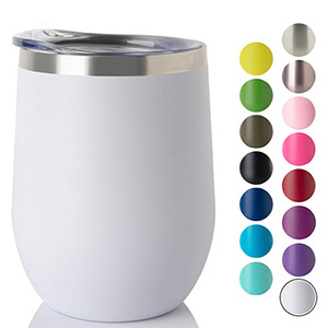 12oz logotipo personalizado café <span class=keywords><strong>vino</strong></span> termo taza de vacío de acero inoxidable de doble pared con aislamiento <span class=keywords><strong>vino</strong></span> vaso - Product Image 1