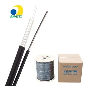 FTTH 1 2 4 core G657A1 Fiber Optic Communication Cable 1km 2km Indoor Outdoor fibra optica cable