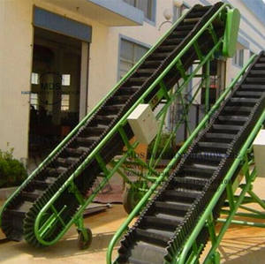 Inclinazione <span class=keywords><strong>mobile</strong></span> di gomma nastro trasportatore per la sabbia, pietre, carboni - Product Image 3