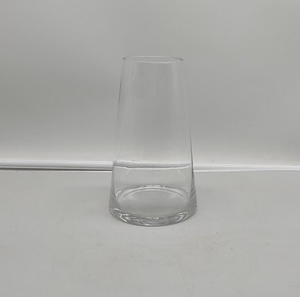 Minimalist Hand Blown Clear Crystal Cylinder <b>Glass</b> Modern Living Room Tabletop Elegant Flower Holder - Product Image 3