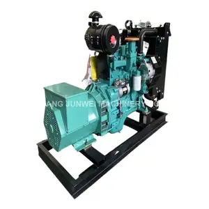 Generator diesel AC 3 fase tahan suara bekas, generator diesel dengan cummings 6bt untuk penggunaan rumahan generator daya hidro