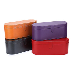 Boîte <span class=keywords><strong>de</strong></span> protection pour sèche-cheveux en cuir personnalisée, boîte cadeau, emballage en cuir, boîte <span class=keywords><strong>de</strong></span> <span class=keywords><strong>rangement</strong></span> - Product Image 2