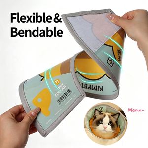 Collar Isabelino para Mascotas, Cono Anti-Mordidas <span class=keywords><strong>y</strong></span> Anti-Rasguños para Gatos <span class=keywords><strong>y</strong></span> Perros, para Baño <span class=keywords><strong>y</strong></span> Aseo, Venta al Por Mayor - Product Image 4