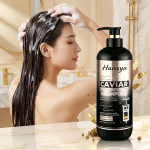 Shampoo nourrissant à la kératine et au collagène Caviar 750ml en flacon pompe pour adultes, prévention de la perte de cheveux, vente en gros OEM ODM personnalisée - Product Image 4