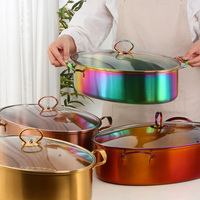 Casserole en forme d'œuf pour la cuisson du poisson, en acier inoxydable, pour la cuisine, avec couvercle en verre et assiette en céramique