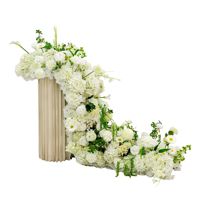 W-D058 Nouvelle Boule de Fleurs Artificielles, Centre de Table pour Mariage, Décoration d'Allée, Boule Florale pour Mariage