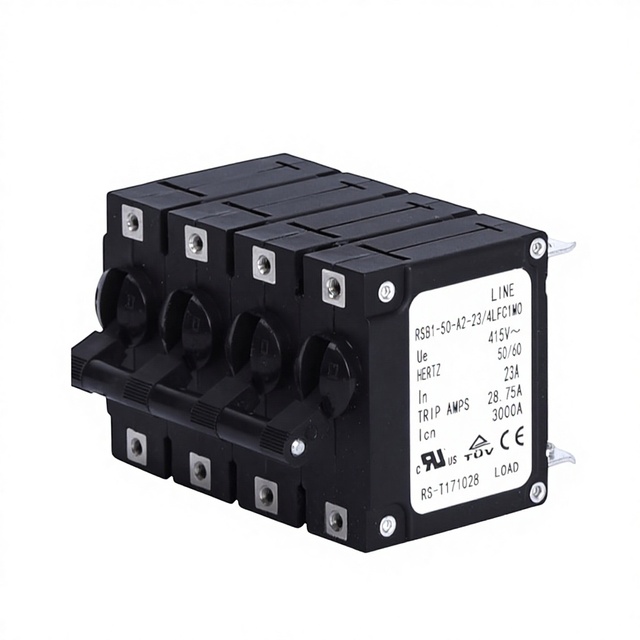 4P Miniature Circuit Breaker Overcurrent Protector for Motor Control and Protection
