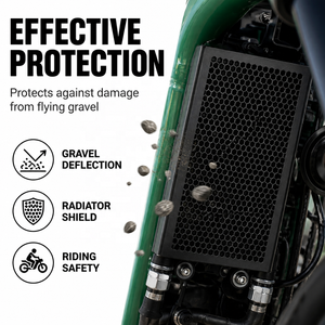 Griglia Protettiva per Radiatore Moto, Copertura a Nido d'Ape in Alluminio CNC per <span class=keywords><strong>Royal</strong></span> <span class=keywords><strong>Enfield</strong></span> Bear650 Bear 650 2025 2026 - Product Image 4