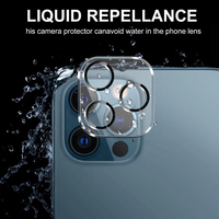 Protecteur d'objectif de caméra pour iPhone, couverture complète 3D 9H, verre trempé, pour iPhone 13 12 11 Pro Max, pour Samsung A52