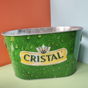 Cubo <span class=keywords><strong>de</strong></span> Hielo <span class=keywords><strong>de</strong></span> Hojalata <span class=keywords><strong>de</strong></span> Lujo con Luces LED, Tamaño Personalizable, para <span class=keywords><strong>Vodka</strong></span> y Whisky, Enfriador Portátil <span class=keywords><strong>de</strong></span> Mesa, Novedoso y Moderno para Fiestas y Bebidas - Product Image 4