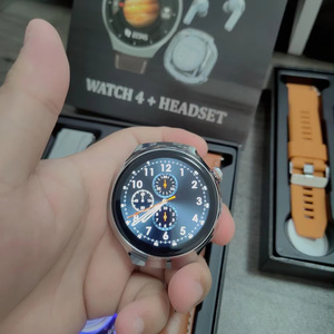 D21 <strong>Smart</strong> <strong>Watch</strong> <strong>4</strong> Headphone 2 1 Set Double Strap 1.52 TFT BT Call Heart Rate Sport Monitor Sleep Tracker Calendar Air 39 TWS - Product Image 5
