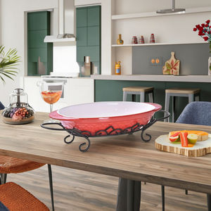 Plat de cuisson en céramique de Style nordique de haute qualité vaisselle domestique assiette à pâtes plat binaural ovale casserole à <span class=keywords><strong>Pizza</strong></span>-plats de cuisson et casseroles - Product Image 1