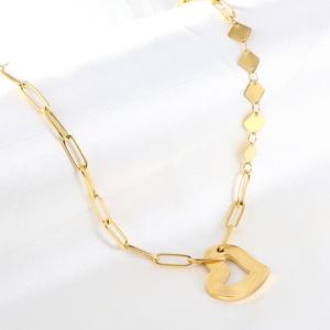 Collier en or plaqué 14K 18K, bijoux de Dubaï pour femmes, résistant à la décoloration - Product Image 5