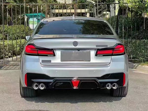 Parachoques trasero de piezas de automóvil para <span class=keywords><strong>BMW</strong></span> 5 Series G30 G38 Modificación M5 <span class=keywords><strong>2020</strong></span> + Kit de cuerpo de labio trasero de fibra de carbono de parachoques trasero de alta calidad - Product Image 6