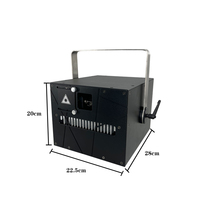 Fábrica de China Precio barato Alta calidad Dmx RGB Animación 8W 10W 15W Luz de escenario láser ILDA Software Proyector de luz láser