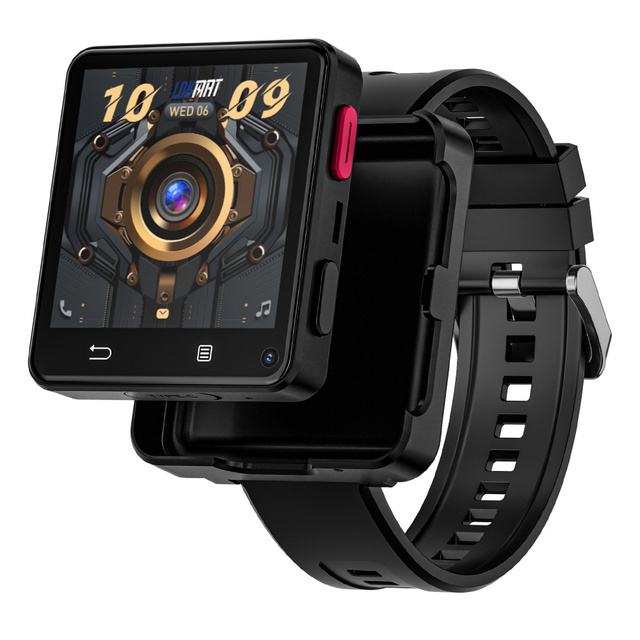 Lokmat 2.64 Inch HD Smartwatch 4G Full Netcom Front 5MP Side Camera Android 11 MTK6739 1200mAh GPS Navigation Watch Appllp 2 Max