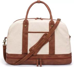 Bolsa de lona impermeable de alta calidad BSCI, fabricada por OEM/ODM, con compartimento para zapatos, múltiples bolsillos, gran capacidad, para viajes y deporte. - Product Image 2