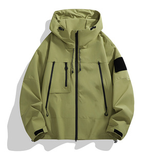 <span class=keywords><strong>Giacca</strong></span> Bomber da <span class=keywords><strong>Uomo</strong></span> con Zip Integrale, Leggera per Primavera, per Escursionismo e <span class=keywords><strong>Trekking</strong></span>, Taglia 3XL - Product Image 3