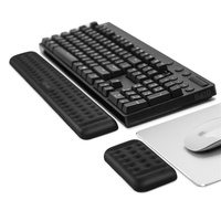 Repose-poignets ergonomique en mousse à mémoire de forme pour clavier, coussin de soutien premium pour les mains, idéal pour ordinateur portable et bureau - Vente Flash