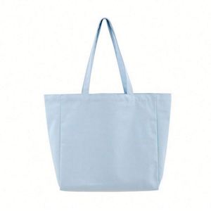 Wholesale Custom Women Shoulder Bag Eco Blank Cotton Canvas Shopping <b>Handbag</b> Tote Bag - Product Image 5