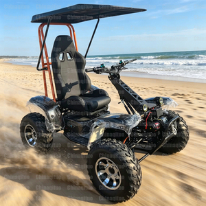 Vélo Électrique Tout-Terrain à Suspension Intégrale, Scooter à 4 Roues, 4 Moteurs 1500W, Tricycle Cargo, Chariot de Golf - Product Image 5