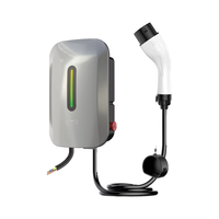 Chargeur mural pour véhicule électrique Chet New Type 2 EV 7kW, étanche, AC avec câble de 5 m