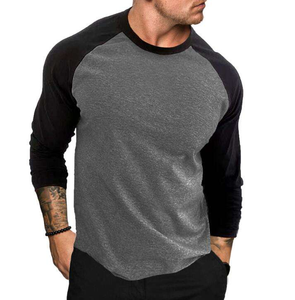Magliette a Maniche Lunghe per Uomo ad Asciugatura Rapida, Abbigliamento Sportivo da Palestra, T-Shirt Personalizzate con Maniche Raglan e Collo Rotondo D408 - Product Image 2