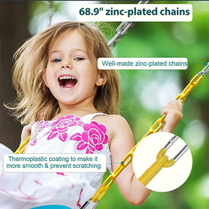 Columpio Zoshine de Gran Capacidad con Múltiples Asientos, Estructura de Metal Reforzado Antivibración, Soporte para Columpio de Jardín o Patio Exterior, Entretenimiento en Grupo - Product Image 5