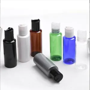 Düşük adedi özelleştirme destek 50ml PET plastik serum yağ kozmetik losyon basın pompası sıkmak şampuan şişesi ile push button kap