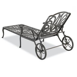 Sdraio da Giardino in Alluminio Pressofuso <span class=keywords><strong>per</strong></span> Esterni, Design Elegante <span class=keywords><strong>per</strong></span> <span class=keywords><strong>Spiaggia</strong></span>, Comfort e Relax - Product Image 2