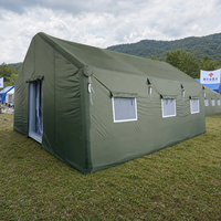 Tente médicale gonflable OEM, imperméable, portable, en tissu Oxford, abri de secours en cas de catastrophe, ouverture automatique rapide, logo et taille personnalisés