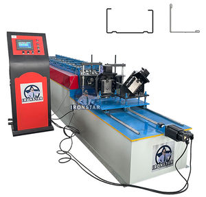 Doppelte Zwei-in-Eins Ud CD Uw Cw Leichtstahlrahmen Metallständer und Schienen Dachblech Fliesenprofil Rollformmaschine - Product Image 1