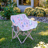 Chaises lune pour enfants à motif de dessin animé, portables pour l'extérieur, chaises de pêche, chaises de plage pliantes de loisirs - Vente en gros directe usine