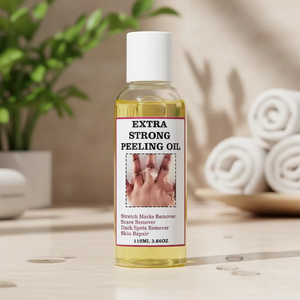 Huile exfoliante blanchissante à base de plantes pour le corps, les <span class=keywords><strong>jambes</strong></span>, les bras, éliminateur de taches brunes et de peau jaune sur les jointures - Product Image 6