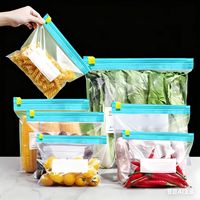 Fournisseur chinois d'usine, sacs en plastique LDPE écologiques, imprimés sur mesure, avec glissière, pour le bureau