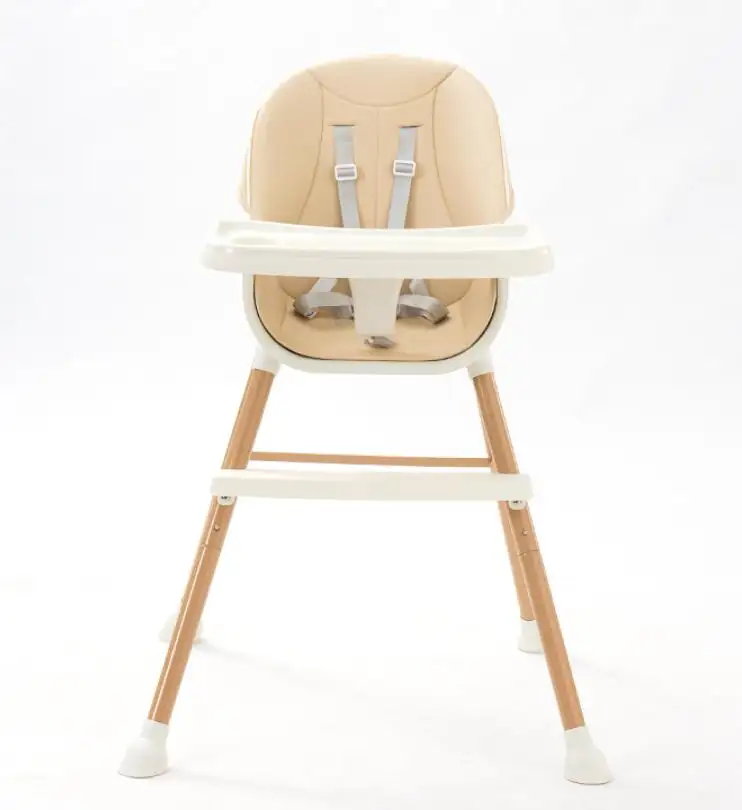 Cubierta de PU ajustable para alimentación de bebé, sillas altas de alta calidad, arriba y abajo, novedad